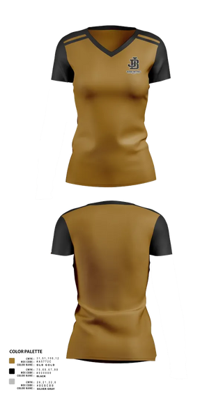 Womens Short Sleeve Vneck Shirt, Jesse Bethel High School, Golf, Teamtime, Team time, sublimation, custom sports apparel, team uniforms, spirit wear, spiritwear, sports uniforms, custom shirts, team store, custom team store, fundraiser sports, apparel fundraiser