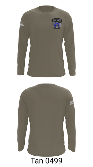 Long Sleeve Performance Shirt, Maple Heights Police Department, Police, Teamtime, Team time, sublimation, custom sports apparel, team uniforms, spirit wear, spiritwear, sports uniforms, custom shirts, team store, custom team store, fundraiser sports, apparel fundraiser