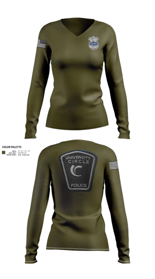 Womens Long Sleeve Vneck Shirt, PATROL, Police, Teamtime, Team time, sublimation, custom sports apparel, team uniforms, spirit wear, spiritwear, sports uniforms, custom shirts, team store, custom team store, fundraiser sports, apparel fundraiser