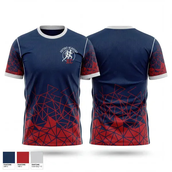 Old School Cotton Feel Shirt, Oxford Academy Patriots, Track & Field, Teamtime, Team time, sublimation, custom sports apparel, team uniforms, spirit wear, spiritwear, sports uniforms, custom shirts, team store, custom team store, fundraiser sports, apparel fundraiser