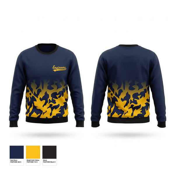 Crew Neck Sweatshirt, Engineers, Baseball, Teamtime, Team time, sublimation, custom sports apparel, team uniforms, spirit wear, spiritwear, sports uniforms, custom shirts, team store, custom team store, fundraiser sports, apparel fundraiser
