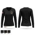 Immigration and Customs Enforcement Charleston SC Women's Long Sleeve V-neck Shirt - 1