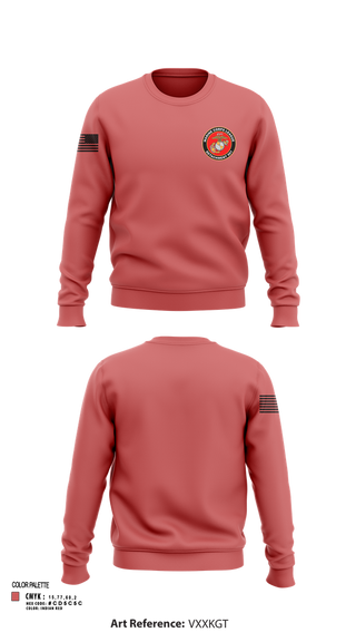 Crew Neck Sweatshirt, Marine Corps League Casa Grande Detachment 901, , Teamtime, Team time, sublimation, custom sports apparel, team uniforms, spirit wear, spiritwear, sports uniforms, custom shirts, team store, custom team store, fundraiser sports, apparel fundraiser