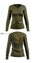 176 SFS Women's Long Sleeve V-neck Shirt - 6