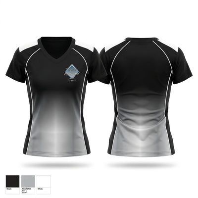 TROPHIES UNLIMITED 16040367 Women's Short Sleeve V-neck Shirt - 1