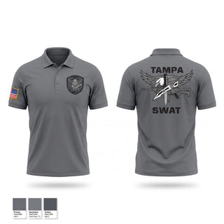 Short Sleeve Performance Polo, Tampa SWAT, Police, Teamtime, Team time, sublimation, custom sports apparel, team uniforms, spirit wear, spiritwear, sports uniforms, custom shirts, team store, custom team store, fundraiser sports, apparel fundraiser