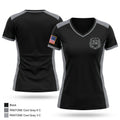 Readington Police Department/PBA317 Women's Short Sleeve V-neck Shirt - 1