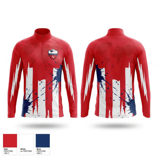 Quarter Zip Jacket, Berkmar High School, Men's Soccer, Teamtime, Team time, sublimation, custom sports apparel, team uniforms, spirit wear, spiritwear, sports uniforms, custom shirts, team store, custom team store, fundraiser sports, apparel fundraiser