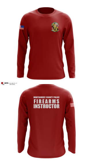 Long Sleeve Performance Shirt, Montgomery County Police Department - Firearms Training Unit, Police, Teamtime, Team time, sublimation, custom sports apparel, team uniforms, spirit wear, spiritwear, sports uniforms, custom shirts, team store, custom team store, fundraiser sports, apparel fundraiser