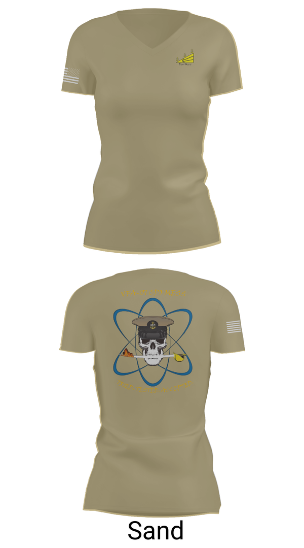 Womens Short Sleeve Vneck Shirt, VFA-151, , Teamtime, Team time, sublimation, custom sports apparel, team uniforms, spirit wear, spiritwear, sports uniforms, custom shirts, team store, custom team store, fundraiser sports, apparel fundraiser
