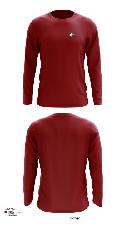 Sharon Eagles Swimming Long Sleeve Performance Shirt 51