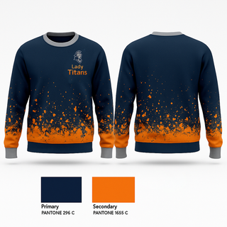 Crew Neck Sweatshirt, Lady Titans, Softball, Teamtime, Team time, sublimation, custom sports apparel, team uniforms, spirit wear, spiritwear, sports uniforms, custom shirts, team store, custom team store, fundraiser sports, apparel fundraiser