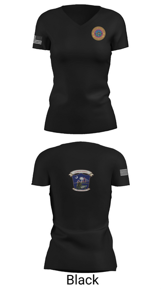 Womens Short Sleeve Vneck Shirt, 4th Medical Logistics, Marines, Teamtime, Team time, sublimation, custom sports apparel, team uniforms, spirit wear, spiritwear, sports uniforms, custom shirts, team store, custom team store, fundraiser sports, apparel fundraiser