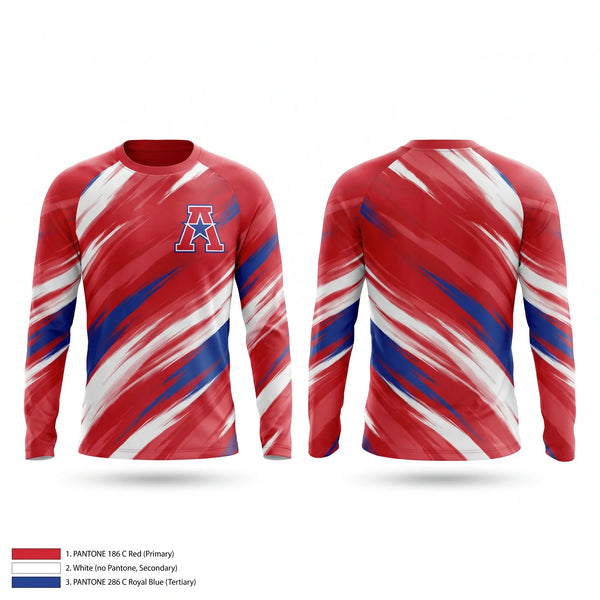 Long Sleeve Performance Shirt, All American, Baseball, Teamtime, Team time, sublimation, custom sports apparel, team uniforms, spirit wear, spiritwear, sports uniforms, custom shirts, team store, custom team store, fundraiser sports, apparel fundraiser