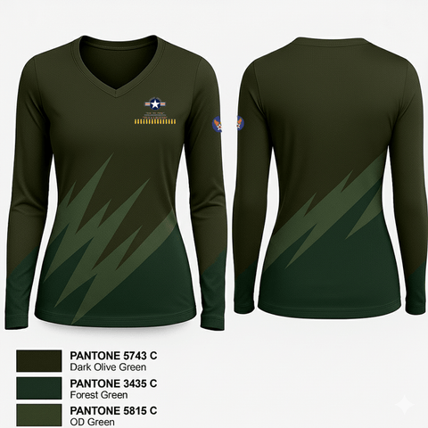 Womens Long Sleeve Vneck Shirt, Legend Hobby, , Teamtime, Team time, sublimation, custom sports apparel, team uniforms, spirit wear, spiritwear, sports uniforms, custom shirts, team store, custom team store, fundraiser sports, apparel fundraiser