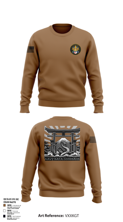 Navy Data Command 68785205 Crew Neck Sweatshirt - 21