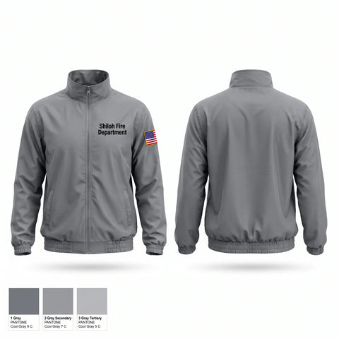 Windbreaker, Shiloh Fire Department, Fire Department, Teamtime, Team time, sublimation, custom sports apparel, team uniforms, spirit wear, spiritwear, sports uniforms, custom shirts, team store, custom team store, fundraiser sports, apparel fundraiser