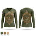 Howard County Sheriffs Office Women's Long Sleeve V-neck Shirt - 1