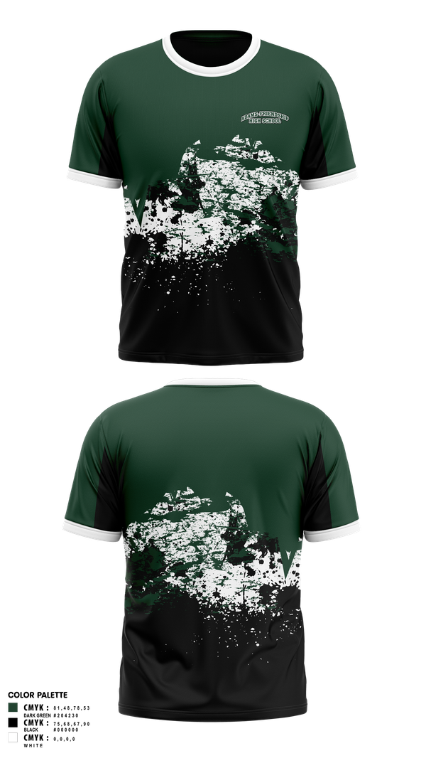 Short Sleeve Performance Shirt, Adams-Friendship High School, Cheer, Teamtime, Team time, sublimation, custom sports apparel, team uniforms, spirit wear, spiritwear, sports uniforms, custom shirts, team store, custom team store, fundraiser sports, apparel fundraiser