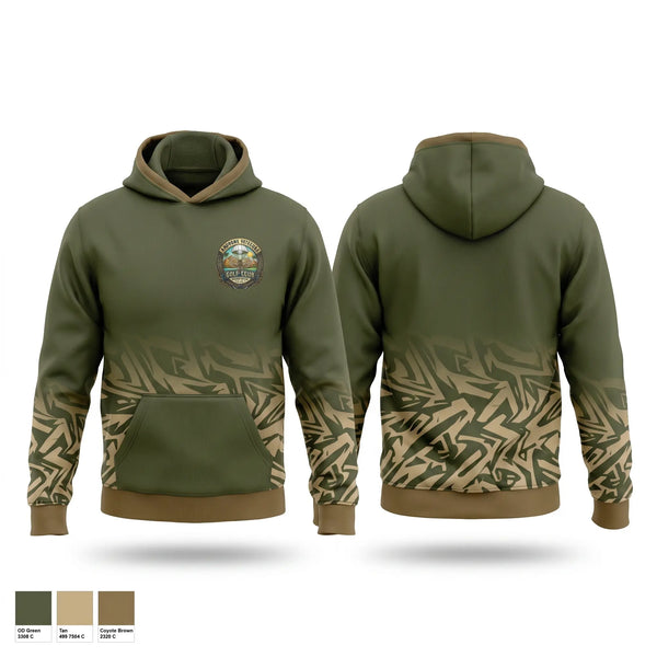 Hoodie, Airborne Veterans Gold Club, Golf, Teamtime, Team time, sublimation, custom sports apparel, team uniforms, spirit wear, spiritwear, sports uniforms, custom shirts, team store, custom team store, fundraiser sports, apparel fundraiser