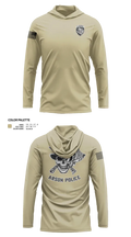 La Marque Arson Police 56104782 Long Sleeve Performance Shirt with hood - 28