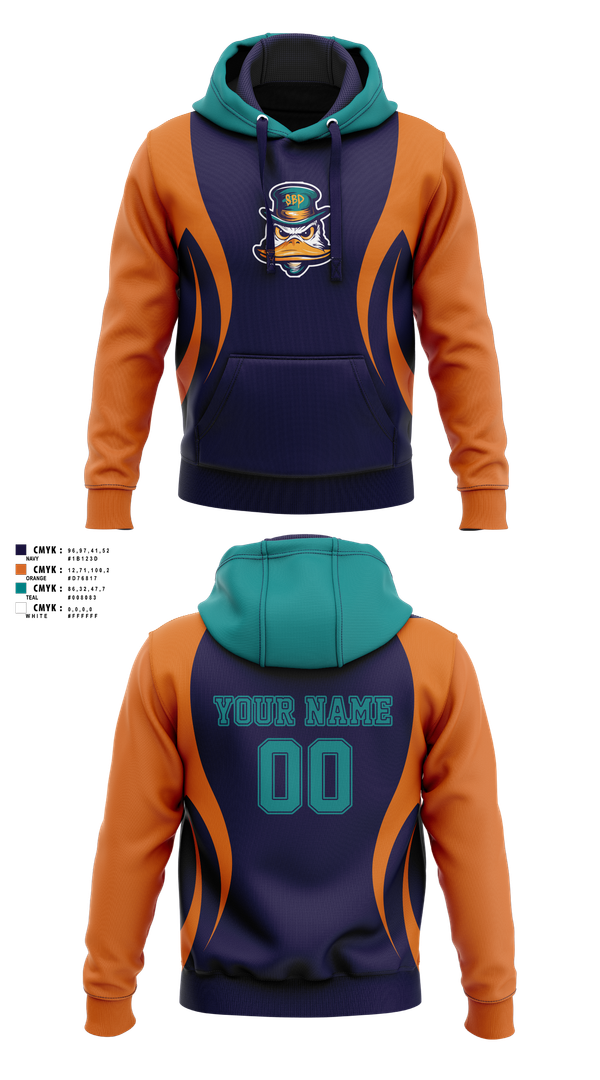 Hoodie, Diamond Ducks, Baseball, Teamtime, Team time, sublimation, custom sports apparel, team uniforms, spirit wear, spiritwear, sports uniforms, custom shirts, team store, custom team store, fundraiser sports, apparel fundraiser