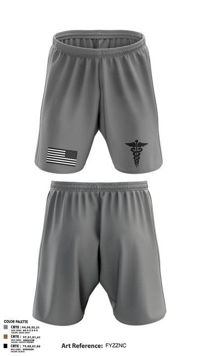 319th IEW Athletic Shorts With Pockets - 1