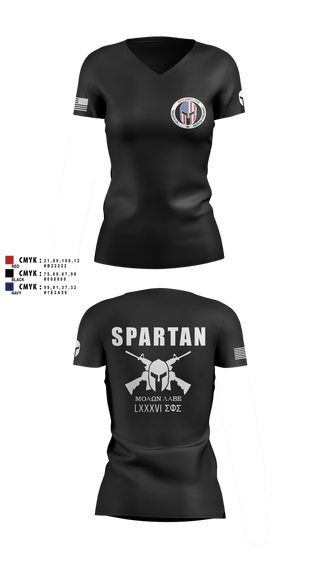 Womens Short Sleeve Vneck Shirt, 86 Security Forces Squadron, Air Force, Teamtime, Team time, sublimation, custom sports apparel, team uniforms, spirit wear, spiritwear, sports uniforms, custom shirts, team store, custom team store, fundraiser sports, apparel fundraiser