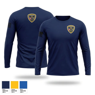 Long Sleeve Performance Shirt, GENTRYVILLE POLICE DEPARTMENT, Police, Teamtime, Team time, sublimation, custom sports apparel, team uniforms, spirit wear, spiritwear, sports uniforms, custom shirts, team store, custom team store, fundraiser sports, apparel fundraiser