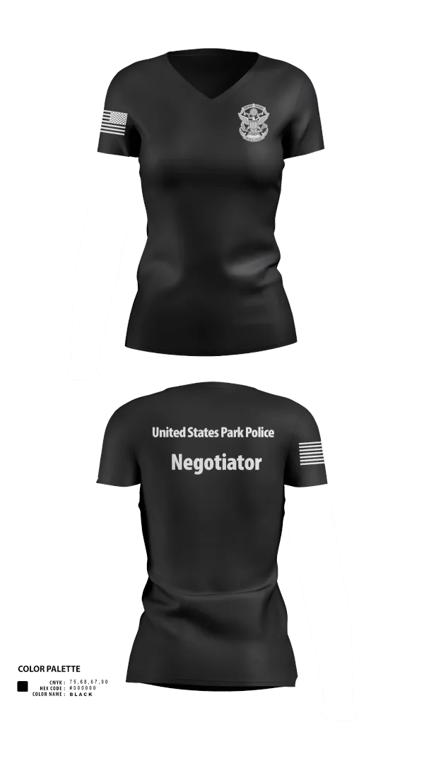 Womens Short Sleeve Vneck Shirt, Crisis Negotiations Team, , Teamtime, Team time, sublimation, custom sports apparel, team uniforms, spirit wear, spiritwear, sports uniforms, custom shirts, team store, custom team store, fundraiser sports, apparel fundraiser