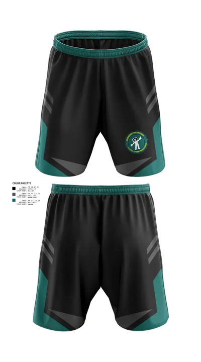 Magee Morning Broadcasts 65549491 Athletic Shorts With Pockets - 1