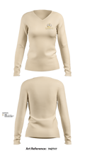 EMMBROCK COMMUNITY SERVICES 16784997 Women's Long Sleeve V-neck Shirt - 51