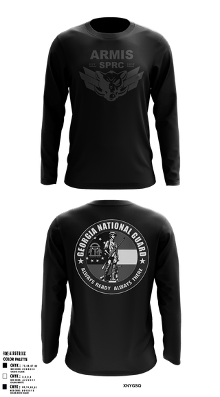 Long Sleeve Performance Shirt, Armis GANG, National Guard, Teamtime, Team time, sublimation, custom sports apparel, team uniforms, spirit wear, spiritwear, sports uniforms, custom shirts, team store, custom team store, fundraiser sports, apparel fundraiser