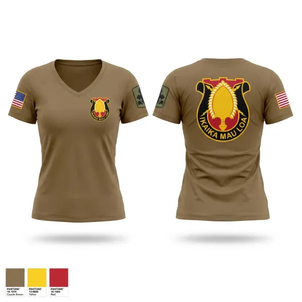 Womens Short Sleeve Vneck Shirt, A Co 227 BEB, National Guard, Teamtime, Team time, sublimation, custom sports apparel, team uniforms, spirit wear, spiritwear, sports uniforms, custom shirts, team store, custom team store, fundraiser sports, apparel fundraiser