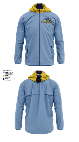 Windbreaker, Lamar Lightening, Baseball, Teamtime, Team time, sublimation, custom sports apparel, team uniforms, spirit wear, spiritwear, sports uniforms, custom shirts, team store, custom team store, fundraiser sports, apparel fundraiser