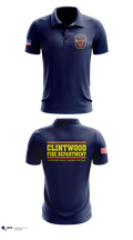 Clintwood Fire Department Short Sleeve Performance Polo - 7
