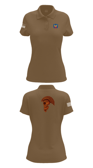 Womens Short Sleeve Performance Polo, HHC, 311th (T)SC, , Teamtime, Team time, sublimation, custom sports apparel, team uniforms, spirit wear, spiritwear, sports uniforms, custom shirts, team store, custom team store, fundraiser sports, apparel fundraiser