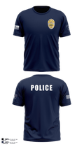McCordsville Police Department 1417548 Old School Cotton Feel Shirt - 4