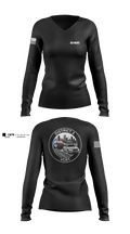 D3 Violent Crimes Reduction Team 16983979 Women's Long Sleeve V-neck Shirt - 1