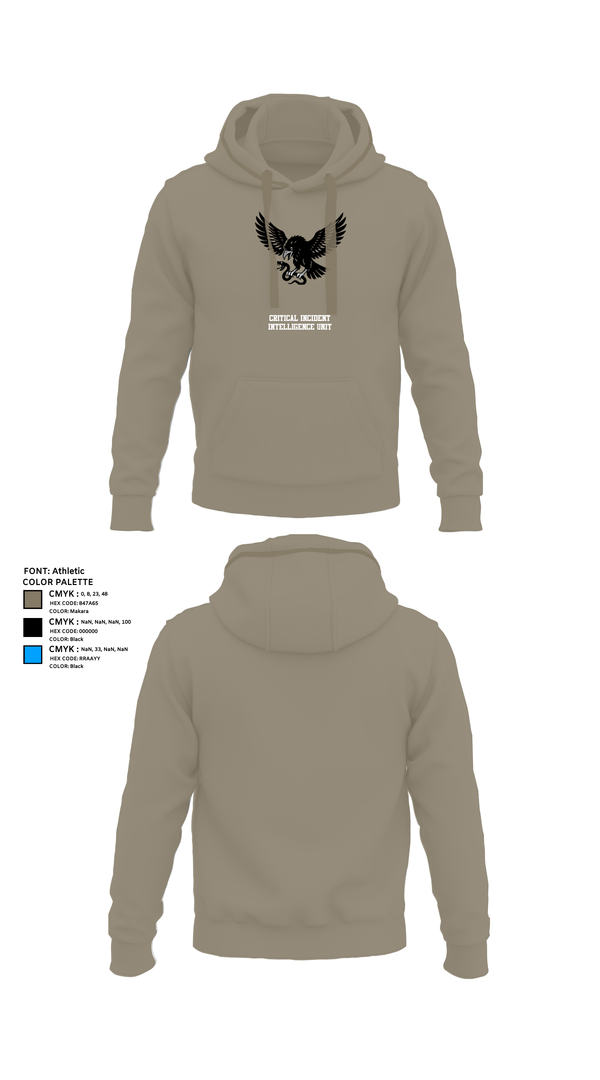 Hoodie, Critical Incident Intelligence Unit, , Teamtime, Team time, sublimation, custom sports apparel, team uniforms, spirit wear, spiritwear, sports uniforms, custom shirts, team store, custom team store, fundraiser sports, apparel fundraiser