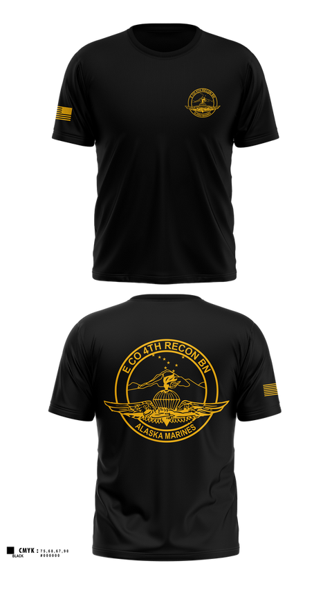 Old School Cotton Feel Shirt, E co 4th recon bn, Marines, Teamtime, Team time, sublimation, custom sports apparel, team uniforms, spirit wear, spiritwear, sports uniforms, custom shirts, team store, custom team store, fundraiser sports, apparel fundraiser