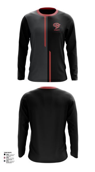 Long Sleeve Performance Shirt, Dynasty, Baseball, Teamtime, Team time, sublimation, custom sports apparel, team uniforms, spirit wear, spiritwear, sports uniforms, custom shirts, team store, custom team store, fundraiser sports, apparel fundraiser