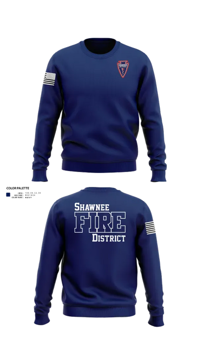 Shawnee Fire District 96623811 Crew Neck Sweatshirt - 2