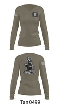 USPFO, MEARNG 33910531 Women's Long Sleeve V-neck Shirt - 11