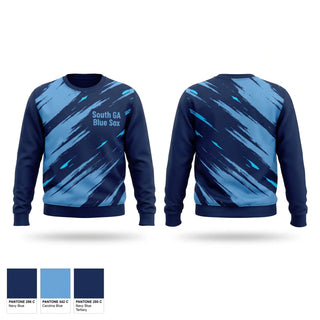 Crew Neck Sweatshirt, South GA Blue Sox, Baseball, Teamtime, Team time, sublimation, custom sports apparel, team uniforms, spirit wear, spiritwear, sports uniforms, custom shirts, team store, custom team store, fundraiser sports, apparel fundraiser