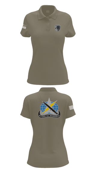 Womens Short Sleeve Performance Polo, 743rd MI BN, , Teamtime, Team time, sublimation, custom sports apparel, team uniforms, spirit wear, spiritwear, sports uniforms, custom shirts, team store, custom team store, fundraiser sports, apparel fundraiser