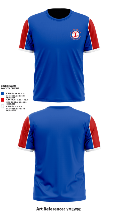 Trenholm Little League 21570649 Short Sleeve Performance Shirt - 3