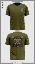 1st Combat Engineer Battalion 65310985 Old School Cotton Feel Shirt - 1