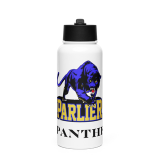 Parlier High School Basketball Stainless Steel Water Bottle with a Straw Lid