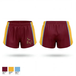 Womens Shorts, Explorer Bobcats, Men's Basketball, Teamtime, Team time, sublimation, custom sports apparel, team uniforms, spirit wear, spiritwear, sports uniforms, custom shirts, team store, custom team store, fundraiser sports, apparel fundraiser